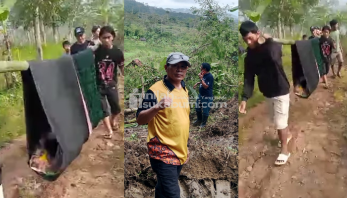Jalan Desa Viral di Medsos Sukabumi, Ini Pengakuan Kades Batargadung