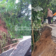 Bencana longsor terjadi di tiga lokasi berbeda di wilayah Kabupaten Sukabumi pada Selasa (17/2/2026) siang.