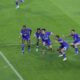 Persib Bandung unggul 1-0 atas Malut United di babak pertama Super League 2025/2026 setelah Thom Haye mencetak gol penalti di Stadion GBLA. Sumber Foto: Persib.co.id