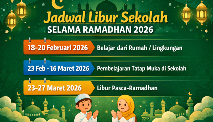 Jadwal Libur Sekolah Selama Ramadhan 2026