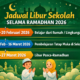Infografis jadwal libur sekolah selama Ramadhan 2026, mencakup belajar dari rumah, pembelajaran tatap muka, dan libur pasca-Ramadhan sesuai kebijakan pemerintah. GRAFIS: INILAHSUKABUMI.COM