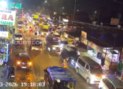 Pantauan Arus Lalu Lintas di Sukabumi Malam Ini, Exit Tol Parungkuda Menuju Cibadak Macet