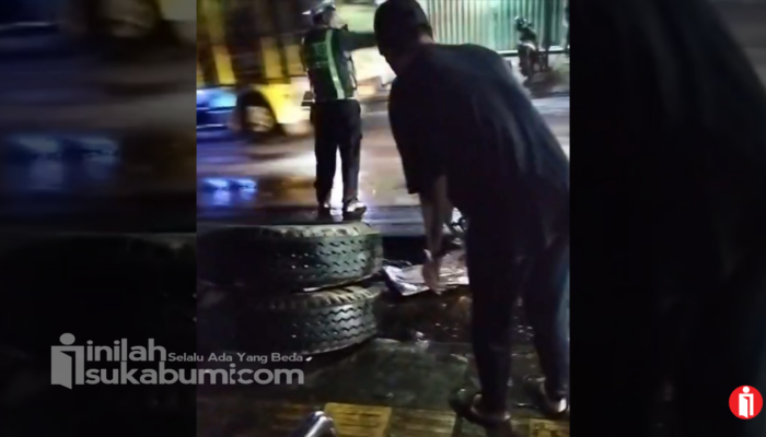 Mobil Sumbu Tiga Kembali Berulah di Cibadak Sukabumi, Kali Ini Dua Pedagang Kopi Luka-luka