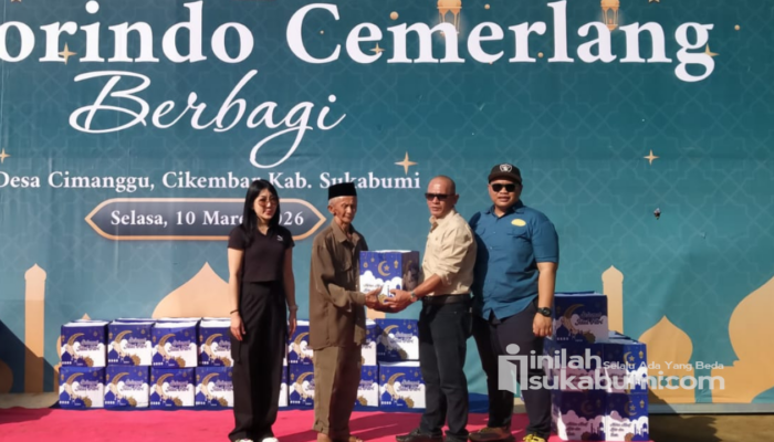 PT Bogorindo Cemerlang Cikembar Sukabumi Bagikan 400 Paket Sembako