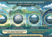Prediksi BMKG untuk Cuaca Sukabumi Hari Ini, Minggu 29 Maret 2026