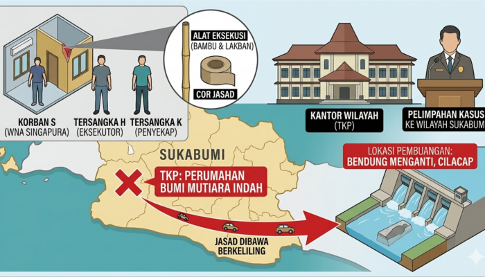 WNA Asal Singapura Dibunuh di Sukabumi, Polisi Tetapkan Dua Orang Jadi Tersangka