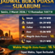 Jadwal Imsakiyah untuk Sukabumi, 12 Ramadan 1447 Hijriah