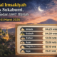 jadwal imsakiyah lengkap untuk Sukabumi pada 11 Ramadan 1447 Hijriah.