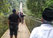 Jembatan Gantung Situ Gunung Sukabumi Minim Pengunjung Saat Libur Lebaran