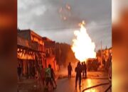 Ini Kronologi Lengkap Terbakarnya Mobil Pengangkut Gas LPG di Palabuhanratu Sukabumi