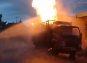 Mobil Pengangkut Gas LPG Terbakar di Palabuhanratu Sukabumi, Kerugian Ditaksir Rp350 Juta