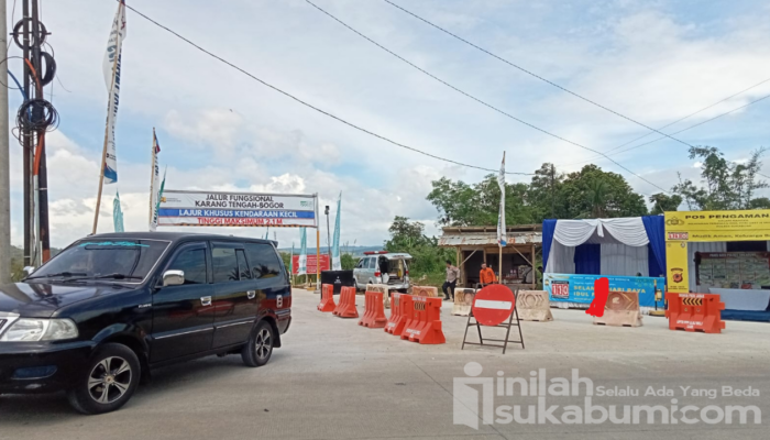 Catat! Mulai Hari Ini, Tol Fungsional Bocimi Seksi III Sukabumi Khusus untuk Arus Balik
