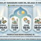 Jadwal Salat Sukabumi Hari Ini, Selasa 31 Maret 2026. Grafis: INILAHSUKABUMI.COM