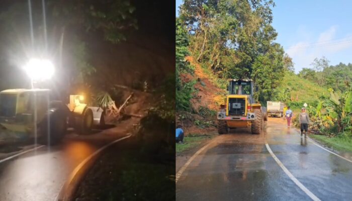 Update : Sempat Putus Total, Jalur Cikembar-Kiaradua Sukabumi Akhirnya Bisa Dilalui Pagi Ini