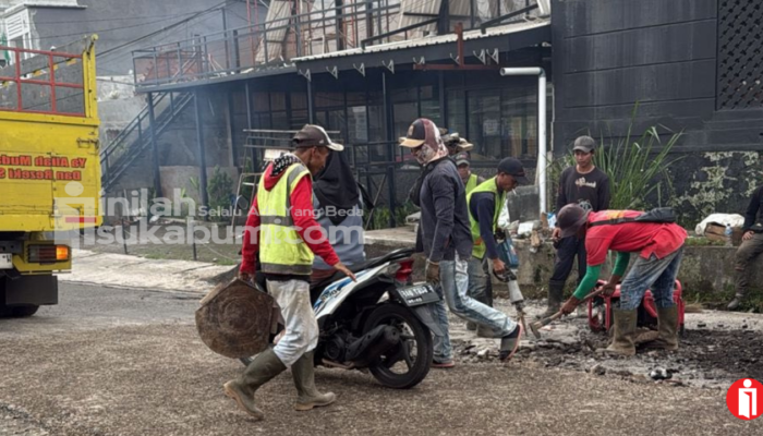 Dinas PU Kabupaten Sukabumi Perbaiki Jalan Salabintana, Ini Respon dan Harapan Masyarakat