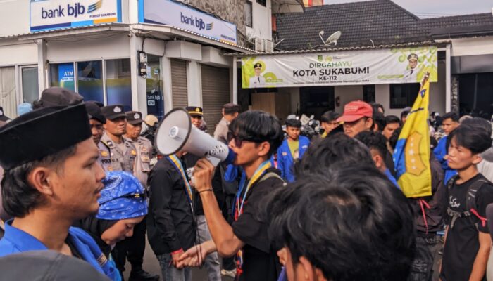 HUT ke-112 Kota Sukabumi Diguncang Demonstrasi, PMII: Sindir Pemkot Hanya Sibuk Seremoni !