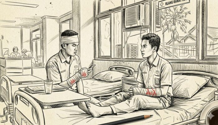 “​Tawuran Pelajar” di Cibadak, Dua Siswa SMK Luka-luka di Jalur Utama Sukabumi – Bogor