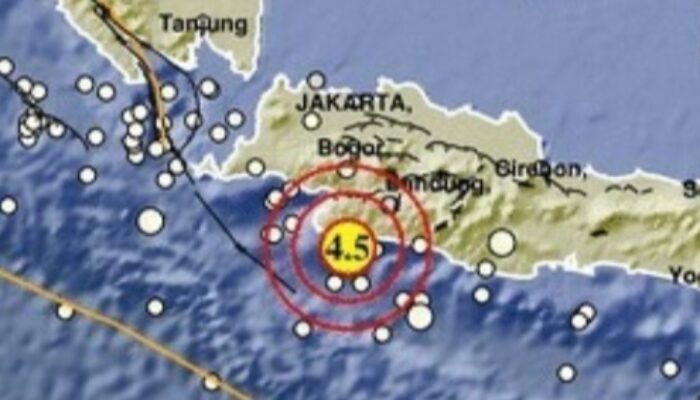 Gempa Magnitudo 4,5 Guncang Kota dan Kabupaten Sukabumi, Warga: Lampu Jalan Sampai Goyang