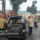 Angkutan kota (Angkot) jurusan Cibadak–Cibatu dengan nomor polisi F 1911 US hangus terbakar di Jalan Bantar Muncang, Desa Sekarwangi, Kecamatan Cibadak, Kabupaten Sukabumi, Minggu (10/5/2026) sore.