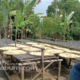 Produk aci dan kicimpring atau enye menjadi salah satu makanan khas yang diproduksi warga Desa Girijaya, Kecamatan Warungkiara. Foto: KARIMULLAH/INILAHSUKABUMI.COM