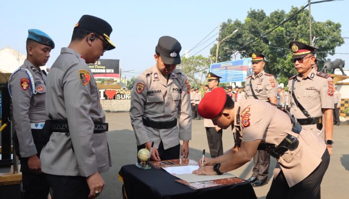 ​Mutasi di Polres Sukabumi Kota, Inilah Daftar Lengkapnya!