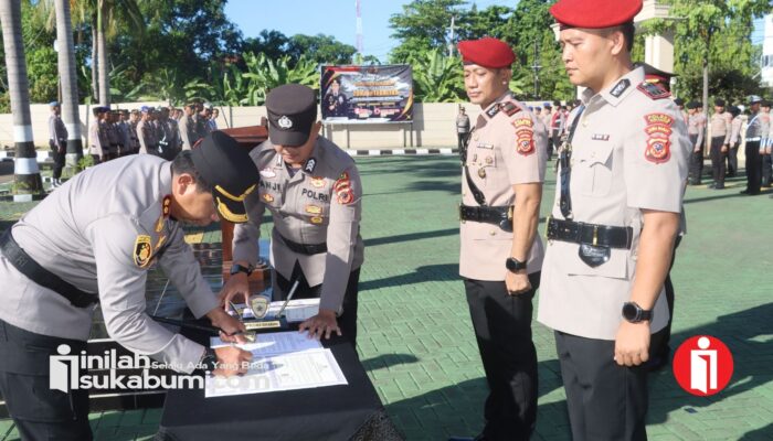 ​Sertijab di Polres Sukabumi, Iptu Dudi Suharyana Resmi Jabat Kasat Reskrim Menggantikan AKP Hartono