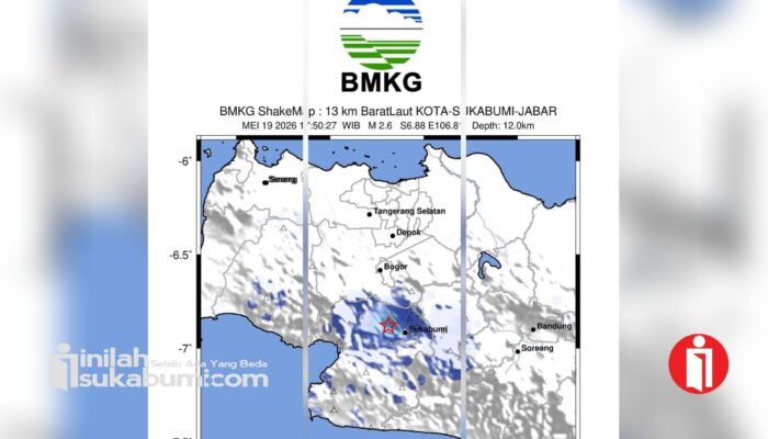 ​Gempa Darat Magnitudo 2,6 Dirasakan Warga Kalaparea, Sukabumi, Ini Penjelasan BMKG
