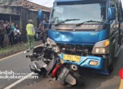 ​PCX  ‘Adu Banteng” Lawan Elf di Purabaya, Pengendara Motor Asal Tegalbuleud Kritis