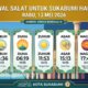 Jadwal Salat untuk Sukabumi Hari Ini, Rabu 13 Mei 2026.