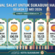 Jadwal Salat untuk Sukabumi Hari Ini, Selasa 12 Mei 2026.