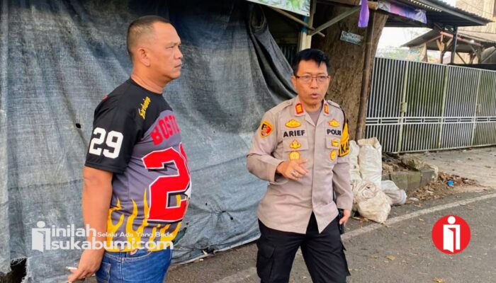 Warga Cikareo Digegerkan Temuan Mayat Pria Penuh Luka di Jalan Cemerlang Sukabumi