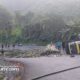 ​Truk Bermuatan Bambu Terguling di Tanjakan Baeud Warungkiara, Jalur Sukabumi-Palabuhanratu Sempat Macet