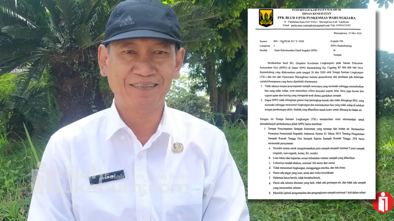 Kepala UPTD Puskesmas Warungkiara, Hudrimi saat diwawancara inilahsukabumi.com, Rabu (3/6/2026). Foto: KARIMULLAH//INILAHSUKABUMI.COM