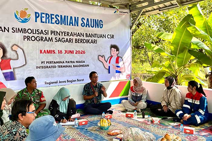 Pertamina Patra Niaga RJBB Resmikan Saung SAGARI