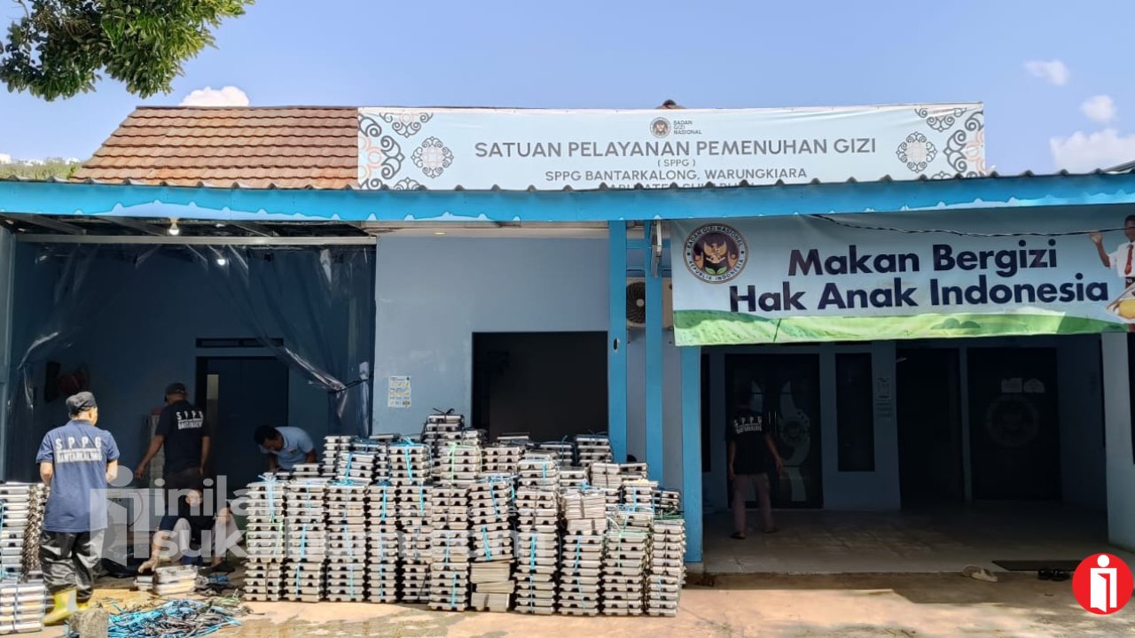 Kepala Dapur SPPG Bantarkalong, M. Lutfi Fauji, mengakui adanya persoalan pada sistem Instalasi Pengolahan Air Limbah (IPAL) yang dinilai belum berfungsi secara optimal. Foto: KARIMULLAH//INILAHSUKABUMI.COM