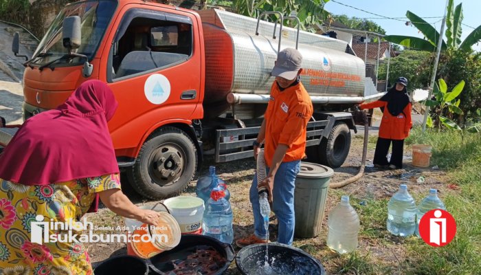 Musim Kemarau di Cibadak Sukabumi : 315 KK Krisis Air Bersih, Sumur Warga Mengering