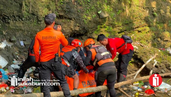 Update : Anak 5 Tahun Hilang, Ditemukan Meninggal di Sungai Cicatih Sukabumi