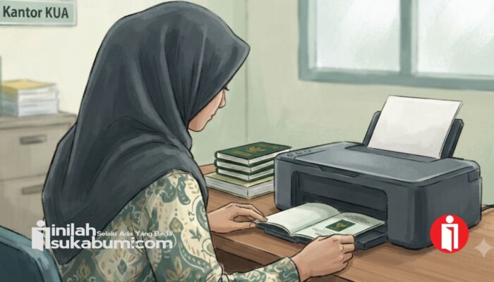 Printer Buku Nikah Digondol Maling, Kantor KUA Nagrak Sukabumi Dibobol