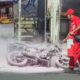 ​Motor Honda Tiger Terbakar Usai Isi Bensin di SPBU Baros Sukabumi, Warga Sempat Panik
