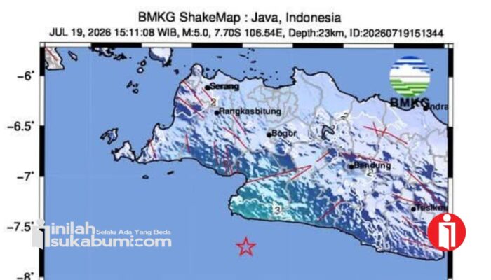Gempa M 5,0 Mengguncang Sukabumi, Warga Merasakan dan Berhamburan Keluar Rumah