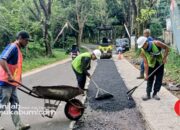 Dinas PU Sukabumi Genjot Perbaikan Jalan Jaksa Agung R. Soeprapto Palabuhanratu, Anggaran Nyaris Rp200 Juta