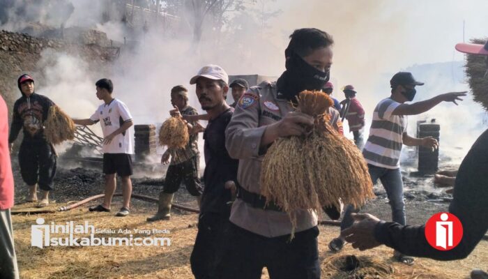 UPDATE : Kebakaran Kampung Adat Cipta Mulya Cisolok, Sementara 65 Kepala Keluarga 300 Jiwa Kehilangan Rumah