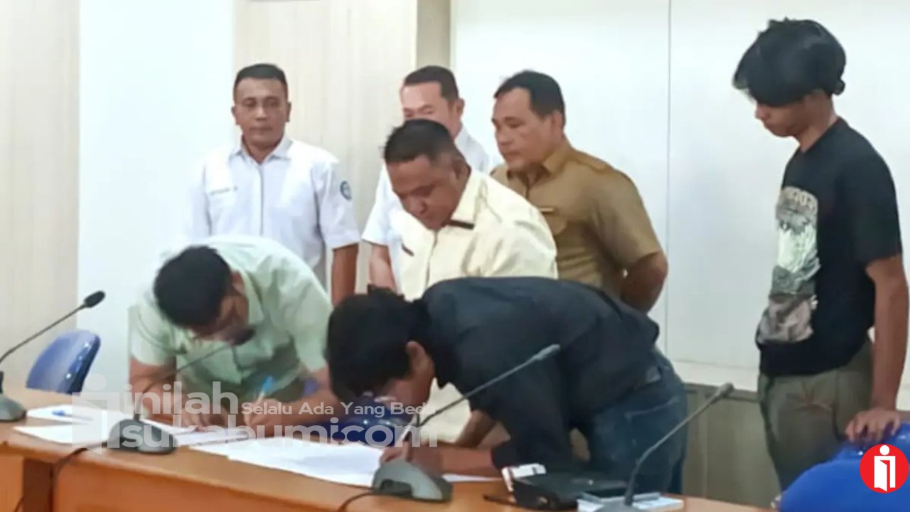 Ketua DPRD Kabupaten Sukabumi, Budi Azhar Mutawali berjanji akan mengawal penyelesaian persoalan ketenagakerjaan yang dihadapi ratusan eks karyawan PT Wilton Wahana Indonesia dan PT Bagas Bumi Persada. Foto: Dok DPRD Kab. Sukabumi