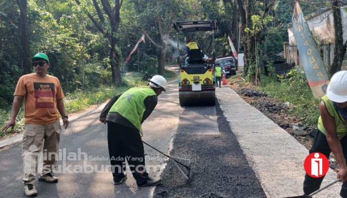 DPU Kabupaten Sukabumi Tingkatkan Ruas Jalan Simpangkaret-Pasirmalang di Surade