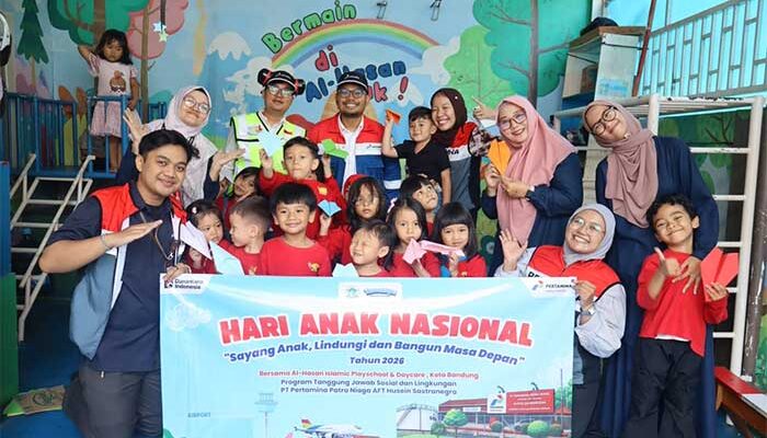 Pertamina Patra Niaga RJBB Rayakan Hari Anak Nasional 2026 melalui Program TAMASYA, Kenalkan Dunia Aviasi kepada Anak